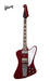 GIBSON 1963 FIREBIRD V WITH MAESTRO VIBROLA ULTRA LIGHT AGED ELECTRIC GUITAR - EMBER RED - Music Bliss Malaysia
