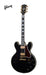 GIBSON 1959 ES-355 REISSUE STOP BAR ULTRA LIGHT AGED SEMI-HOLLOWBODY ELECTRIC GUITAR - EBONY - Music Bliss Malaysia