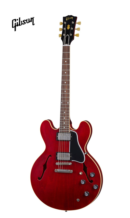 GIBSON 1961 ES-335 REISSUE ULTRA LIGHT AGED SEMI-HOLLOWBODY ELECTRIC GUITAR - 60S CHERRY - Music Bliss Malaysia