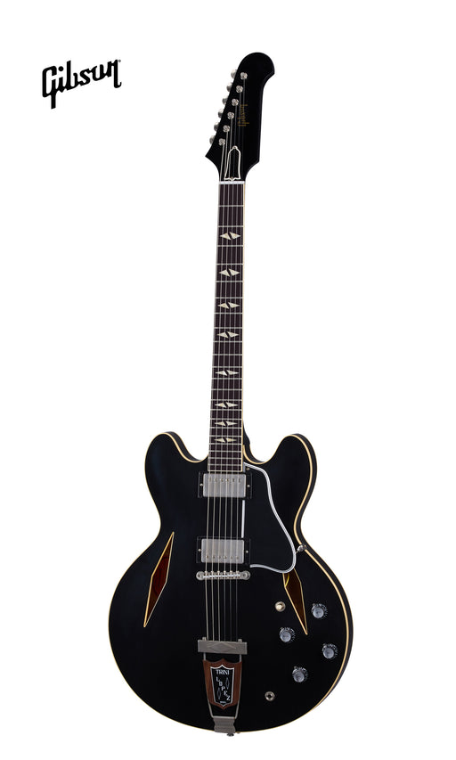 GIBSON 1964 TRINI LOPEZ STANDARD REISSUE ULTRA LIGHT AGED SEMI-HOLLOWBODY ELECTRIC GUITAR - EBONY - Music Bliss Malaysia