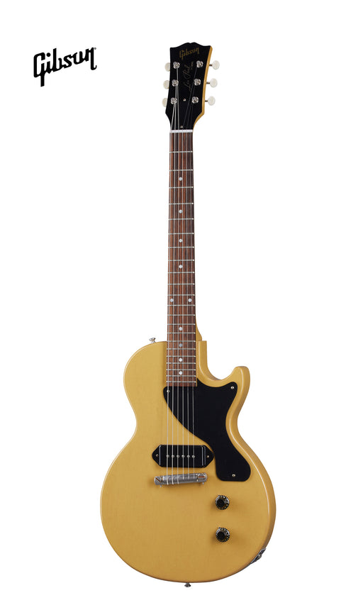 GIBSON 1957 LES PAUL JUNIOR SINGLE CUT REISSUE ULTRA LIGHT AGED ELECTRIC GUITAR - TV YELLOW - Music Bliss Malaysia