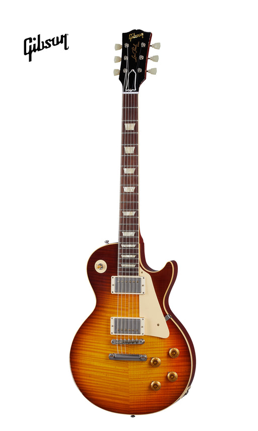 GIBSON 1959 LES PAUL STANDARD REISSUE LIGHT AGED ELECTRIC GUITAR - ROYAL TEABURST - Music Bliss Malaysia