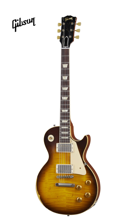 GIBSON 1959 LES PAUL STANDARD REISSUE ULTRA HEAVY AGED ELECTRIC GUITAR - KINDRED BURST - Music Bliss Malaysia
