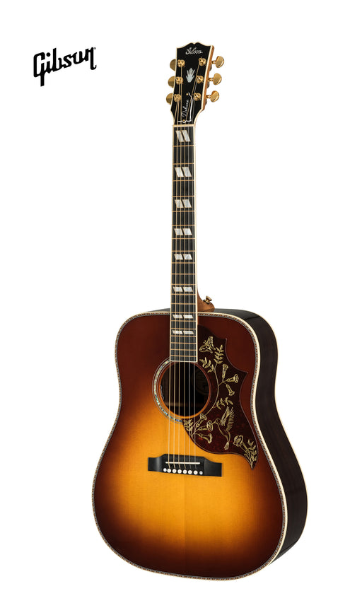 GIBSON HUMMINGBIRD DELUXE ROSEWOOD ACOUSTIC-ELECTRIC GUITAR - ROSEWOOD BURST - Music Bliss Malaysia