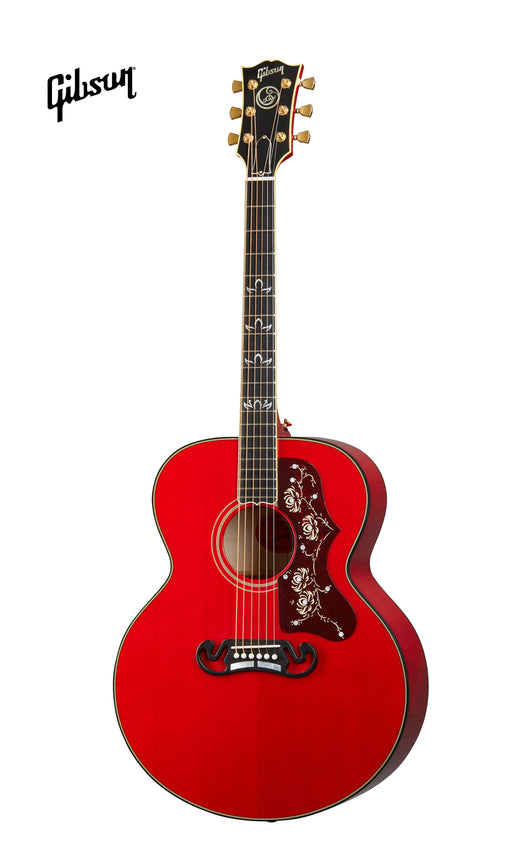 GIBSON ORIANTHI SJ-200 ACOUSTIC-ELECTRIC GUITAR - CHERRY - Music Bliss Malaysia