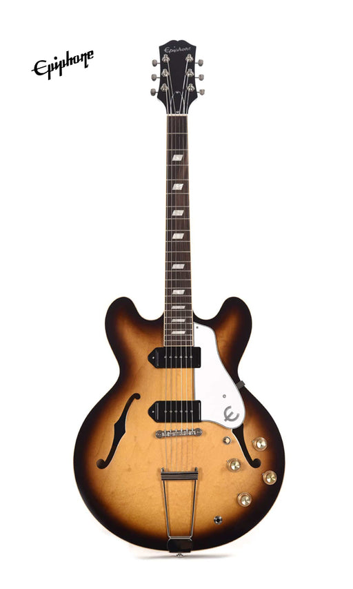 Epiphone USA Casino Hollowbody Electric Guitar, Case Included - Vintage Burst - Music Bliss Malaysia