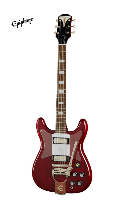 Epiphone Crestwood Custom (Tremotone) Electric Guitar - Cherry - Music Bliss Malaysia