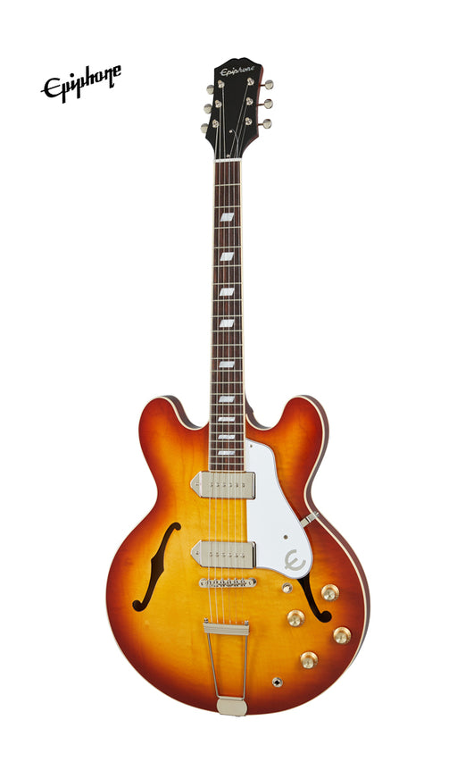 Epiphone USA Casino Hollowbody Electric Guitar, Case Included - Royal Tan - Music Bliss Malaysia