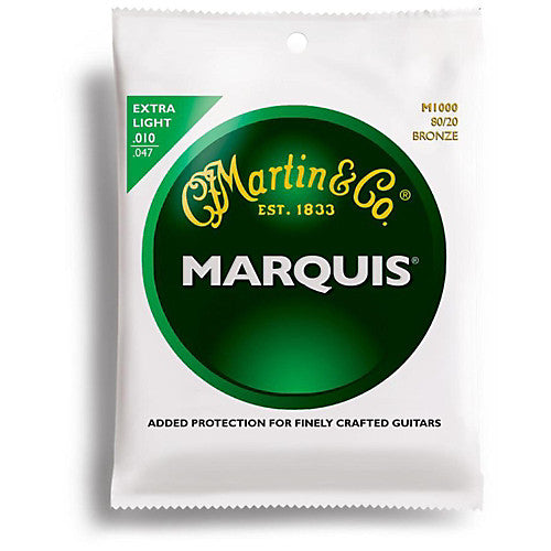 Martin M1000 Marquis Acoustic Guitar Strings Bronze, 010-047 - Music Bliss Malaysia