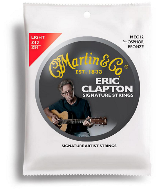 Martin MEC12 Clapton's Choice Phosphor Bronze Light Acoustic Strings - Music Bliss Malaysia