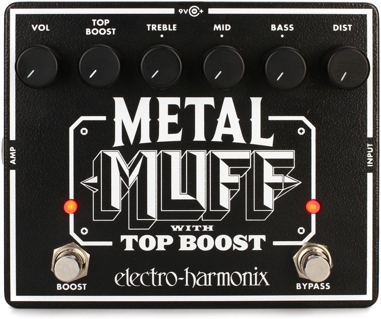 Electro Harmonix Metal Muff Distortion Pedal with Top Boost (Electro-Harmonix / EHX) - Music Bliss Malaysia