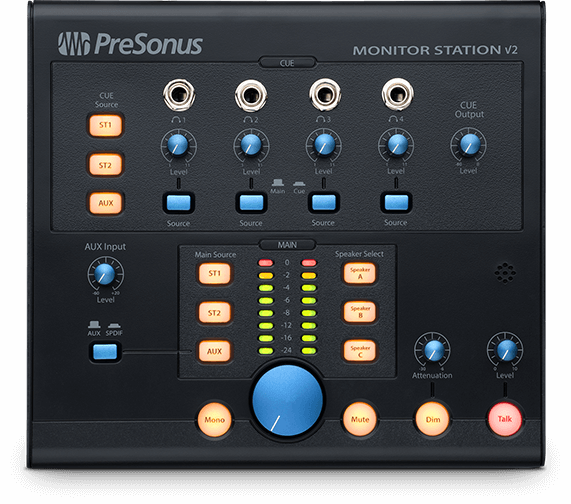 PreSonus Monitor Station V2 Desktop Monitor Controller - Music Bliss Malaysia