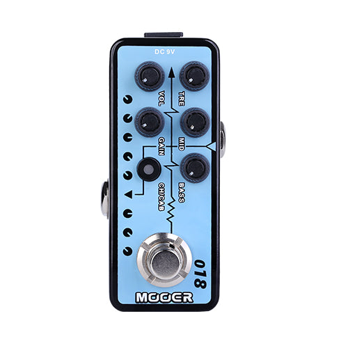 Mooer 018 Custom 100 Micro Preamp Pedal - Music Bliss Malaysia