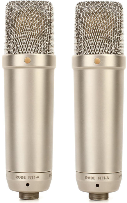 Rode NT1-A-MP Matched Pair of Large-diaphragm Condenser Microphones (NT1AMP / NT1-A / NT1A) 10 Years Warranty [Made in Australia] *Everyday Low Prices Promotion* - Music Bliss Malaysia