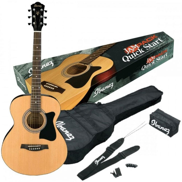 Ibanez VC50NJP Acoustic Guitar Jampack - Natural High Gloss - Music Bliss Malaysia