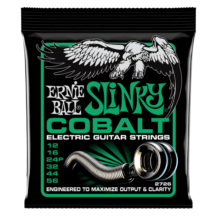 Ernie Ball 2726 Not Even Slinky Cobalt Electric Guitar Strings (12-56) - Music Bliss Malaysia