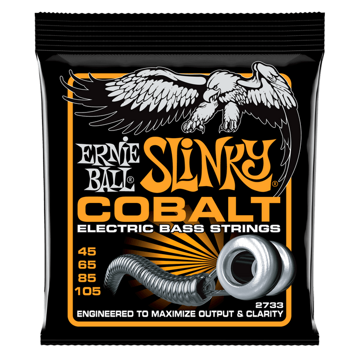 Ernie Ball 2733 Hybrid Slinky Cobalt Electric Bass Strings (45-105) - Music Bliss Malaysia