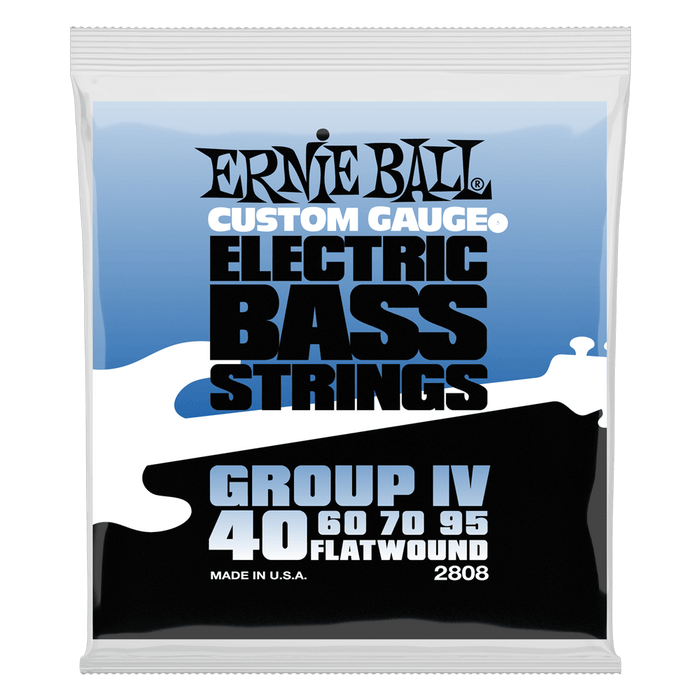 Ernie Ball 2808 Flat Wound Group IV Electric Bass Strings (40-95) - Music Bliss Malaysia