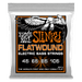 Ernie Ball 2813 Hybrid Slinky Flatwound Electric Bass Strings (45-105) - Music Bliss Malaysia