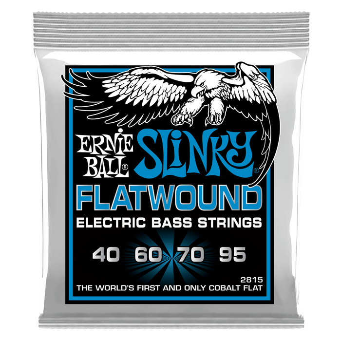 Ernie Ball 2815 Extra Slinky Flatwound Electric Bass Strings (40-95) - Music Bliss Malaysia