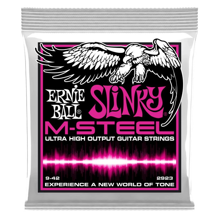 Ernie Ball 2923 Super Slinky M-Steel Electric Guitar Strings (9-42) - Music Bliss Malaysia