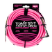 Ernie Ball 6083 18' Braided Straight / Angle Instrument Cable -  Neon Pink (P06083) - Music Bliss Malaysia