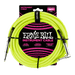 Ernie Ball 6085 18' Braided Straight / Angle Instrument Cable -  Neon Yellow (P06085) - Music Bliss Malaysia