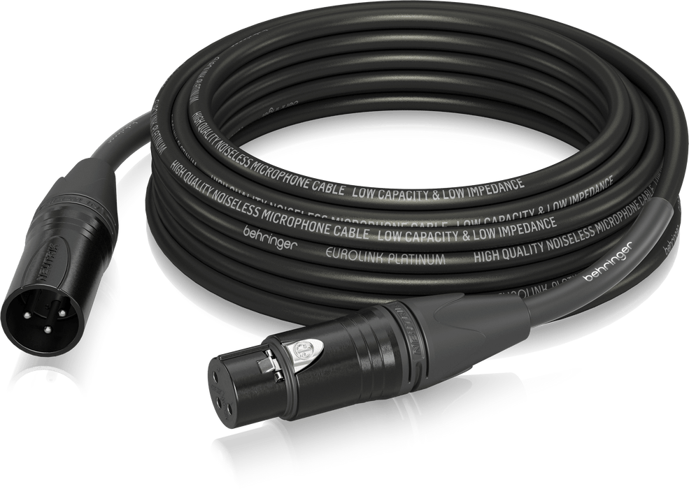 Behringer PMC-1000 Platinum Performance 10m (32.8ft) Microphone Cable with XLR Connectors - Music Bliss Malaysia