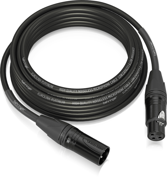 Behringer PMC-1000 Platinum Performance 10m (32.8ft) Microphone Cable with XLR Connectors - Music Bliss Malaysia