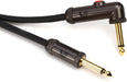 Planet Waves PW-AGLRA-10 Circuit Breaker RIght Angle to Right Angle Instrument Cable with Latching Switch - 10 foot (PWAGLRA10) *Crazy Sales Promotion* - Music Bliss Malaysia