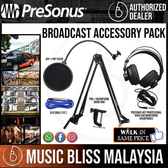 PreSonus Broadcast Accessory Pack - Music Bliss Malaysia