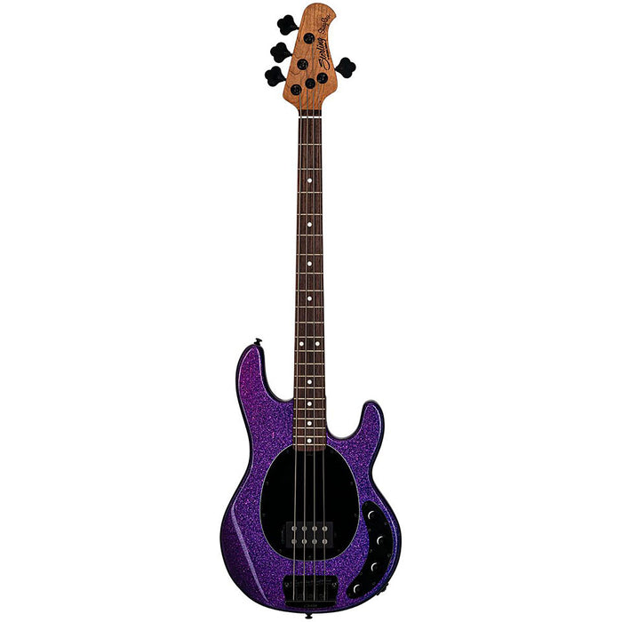 Sterling RAY34 Stingray Electric Bass Guitar - Purple Sparkle - Music Bliss Malaysia