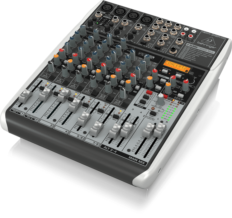Behringer XENYX QX1204USB Mixer with USB and Effects - Music Bliss Malaysia
