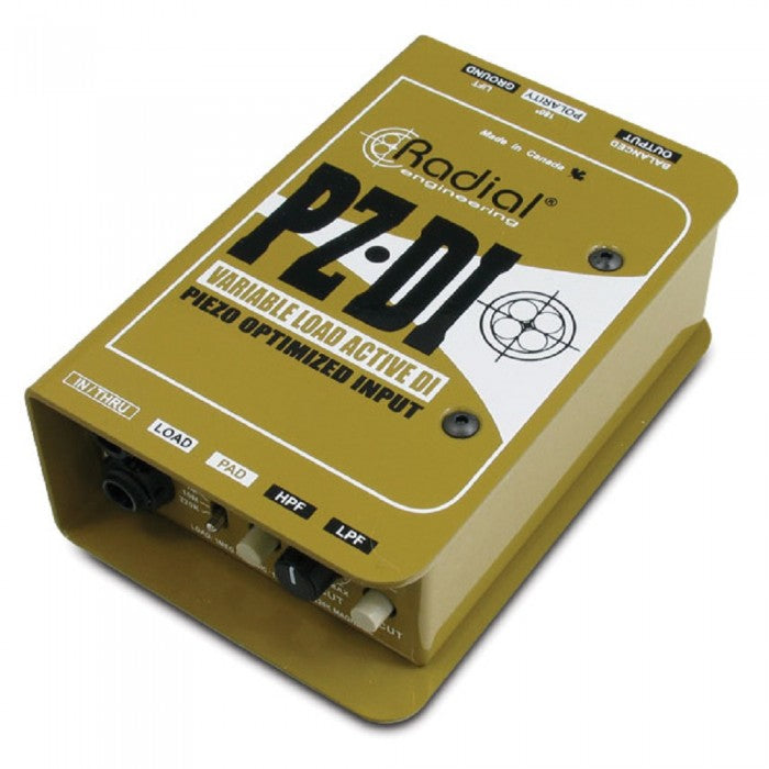 Radial Engineering PZ-DI Orchestral Instrument DI For Orchestral Piezo & Magnetic Pickups (PZ DI / PZDI) *RMCO Promotion* - Music Bliss Malaysia