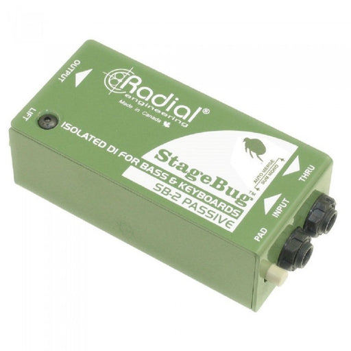 Radial Engineering StageBug SB-2 Compact Passive DI For Bass, Acoustic & Keyboard (SB 2 / SB2) - Music Bliss Malaysia