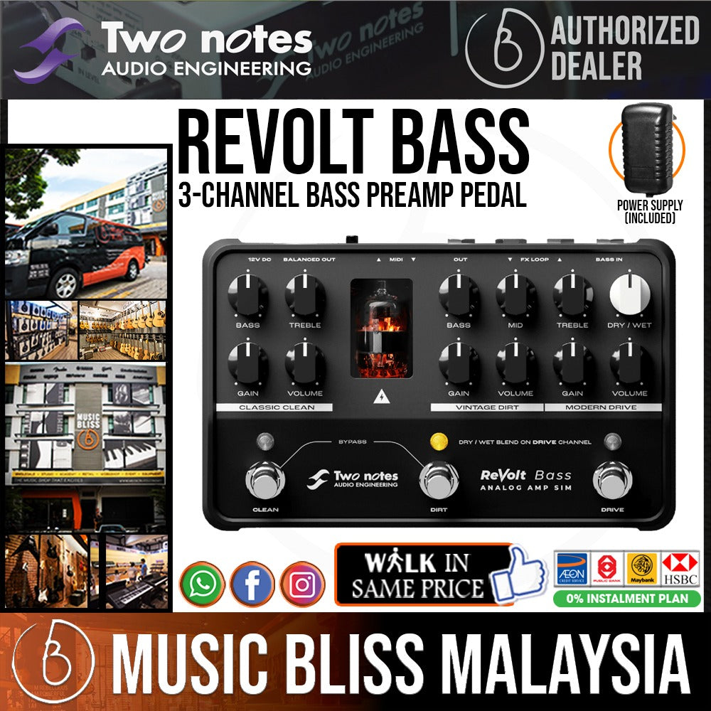 Two Notes ReVolt Bass Preamp Pedal