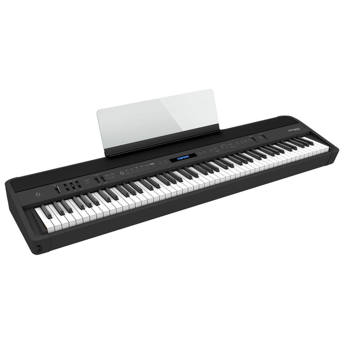 Roland FP-90X 88-key Digital Piano Home Package with Piano Bench, RH-5 Headphone, Pedals and Piano Stand - Black - Music Bliss Malaysia
