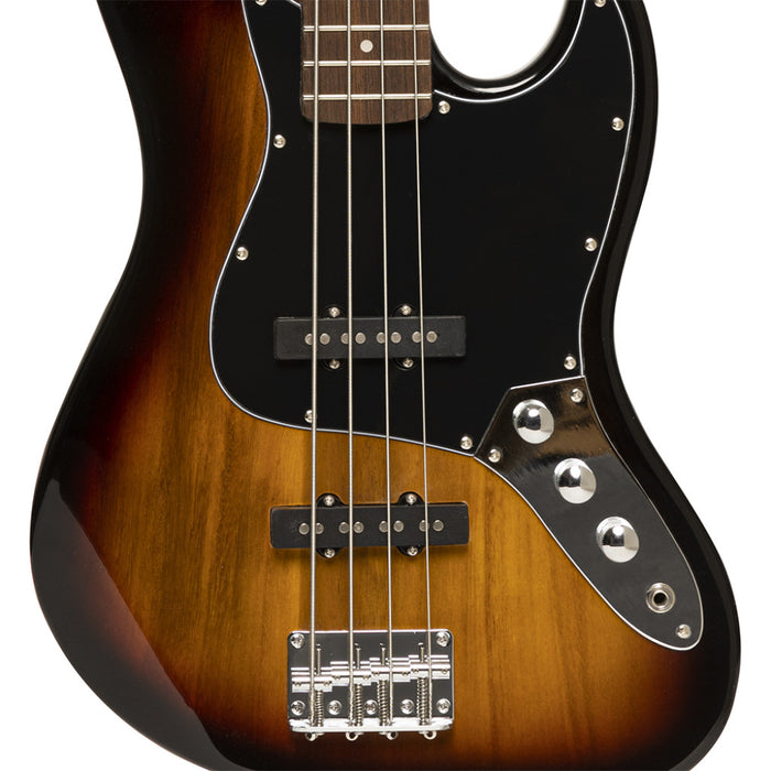 Stagg SBJ-30 Standard "J" Electric Bass Guitar - Sunburst - Music Bliss Malaysia