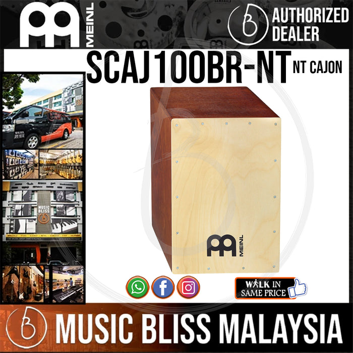 Meinl Percussion SCAJ100BR-NT Baltic Birch Snare Cajon - Music Bliss Malaysia
