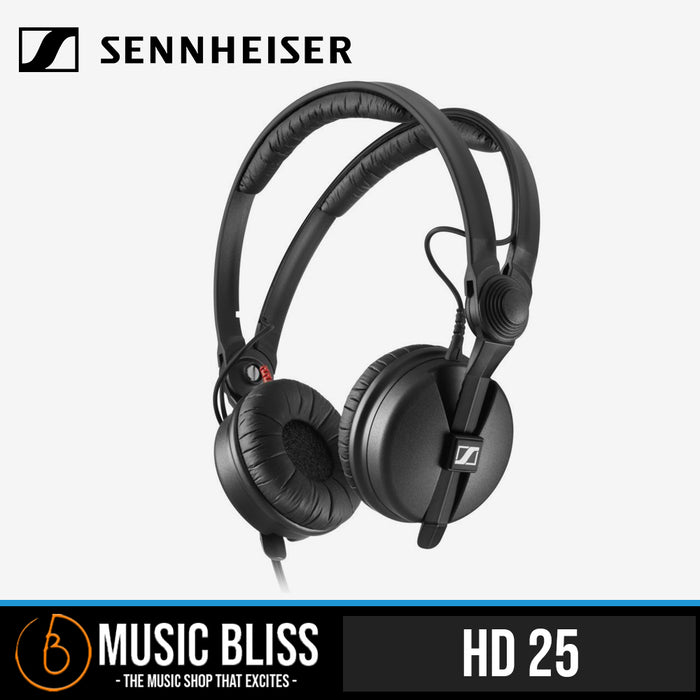 Sennheiser HD 25 Closed-back On-ear Studio Headphones - Music Bliss Malaysia