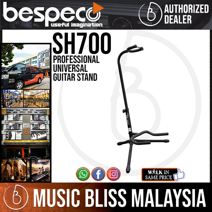 Bespeco SH700 Professional Universal Guitar Stand (SH-700) - Music Bliss Malaysia