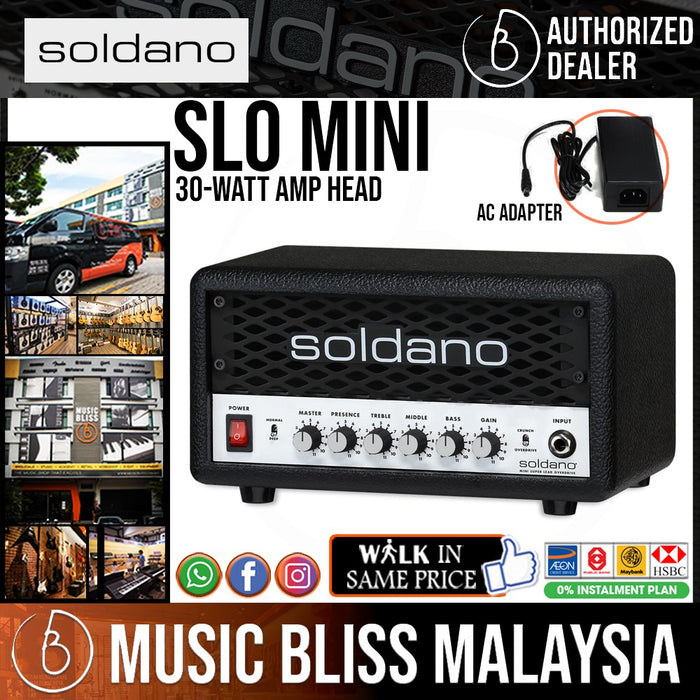 Soldano SLO Mini 30-watt Amp Head - Music Bliss Malaysia