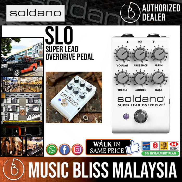 Soldano Super Lead Overdrive Pedal - Music Bliss Malaysia