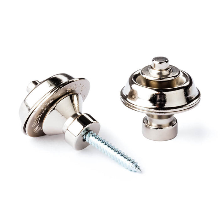 Jim Dunlop SLS1035 Straplok Strap Retainers - Vintage Nickel - Music Bliss Malaysia