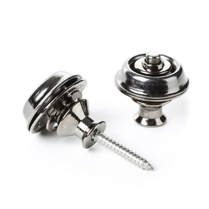 Jim Dunlop SLS1036 Straplok Strap Retainers - Black Nickel - Music Bliss Malaysia