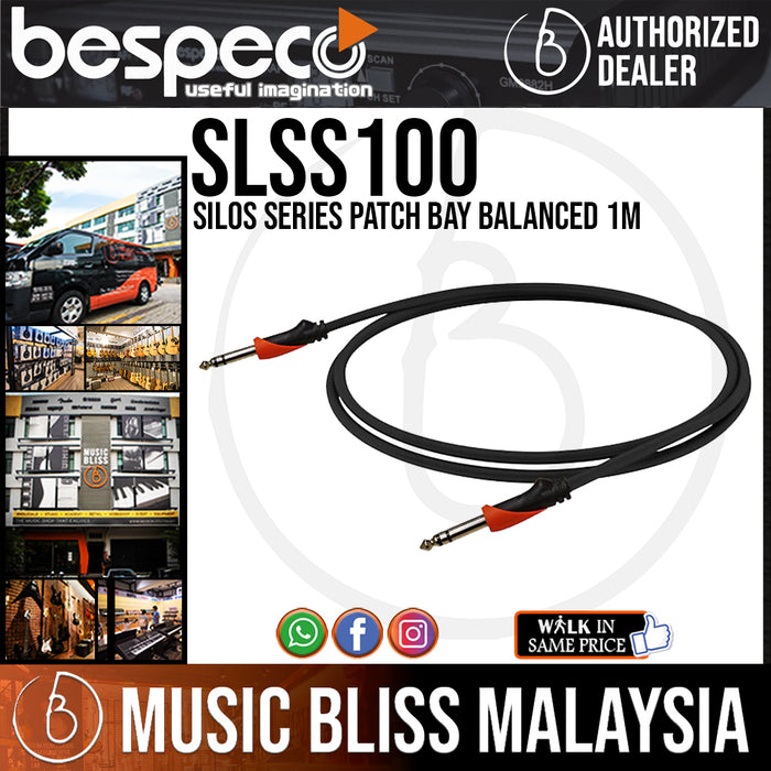 Bespeco SLSS100 Silos Series Patch Bay Balanced 1M (SLSS-100) - Music Bliss Malaysia