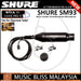 Shure SM93 Micro Lavalier Omnidirectional Microphone - Music Bliss Malaysia