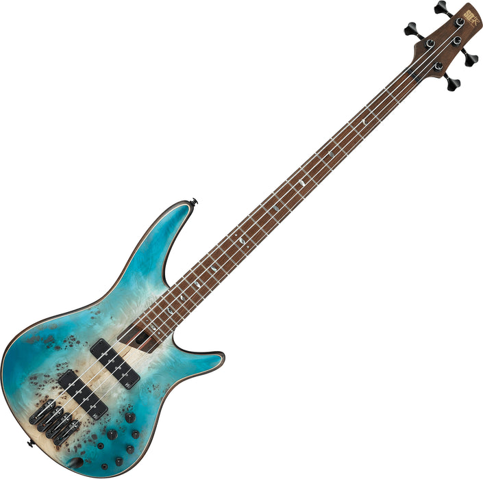 Ibanez Premium SR1600B Bass Guitar - Caribbean Shoreline Flat - Music Bliss Malaysia