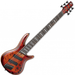 Ibanez Bass Workshop SRMS806 Multi-scale Bass Guitar - Brown Topaz Burst - Music Bliss Malaysia