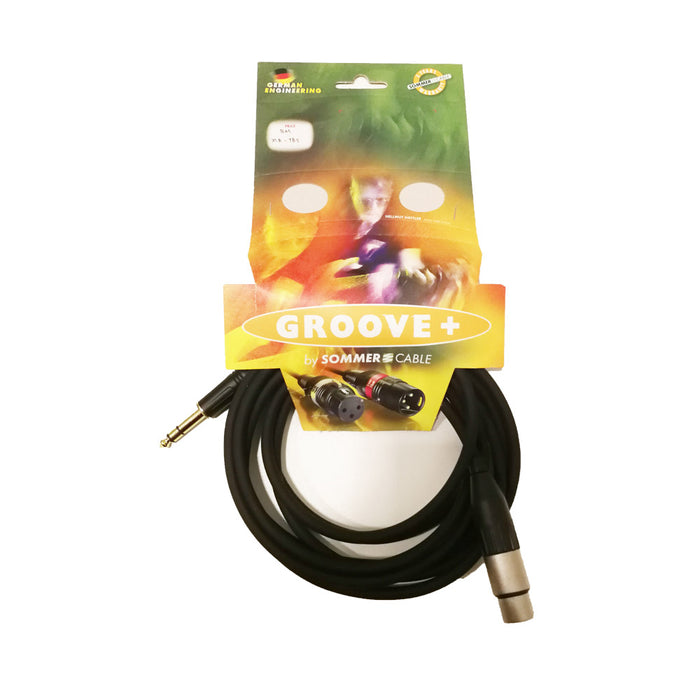 Sommer Stage 22 TRS to XLR Female Balanced Stereo Cable for Microphones (3 Meter/10 Feet) - Music Bliss Malaysia